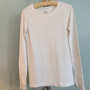 Athleta long sleeve exercise top